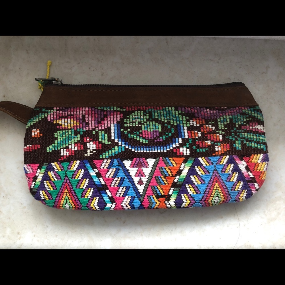 Nena and Co. ooak Mini Clutch (Palm lined)